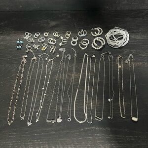 Silver Jewelry bundle!